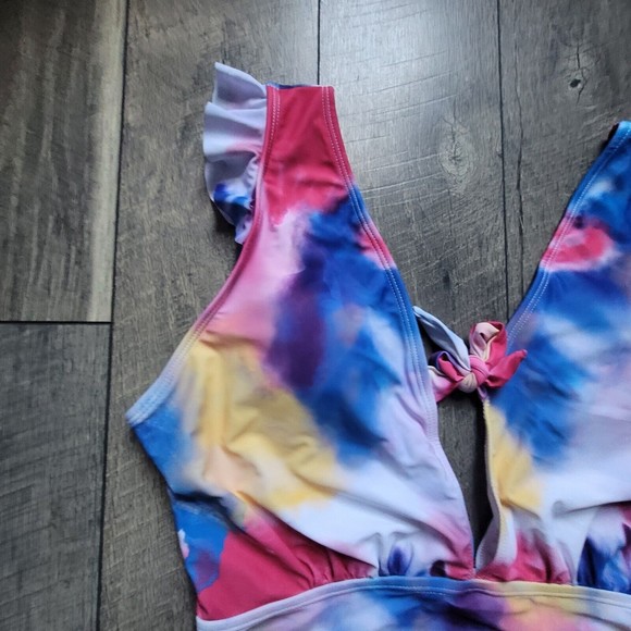 SHEIN Women's One-Piece Swimsuit Stretch Plus size 1XL. - Picture 2 of 9